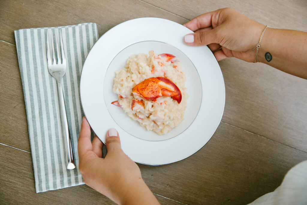 Lobster Mascarpone Risotto — Home With Gabby